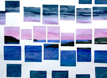 Sarah Iremonger Horizons 2014-22 Watercolour on paper