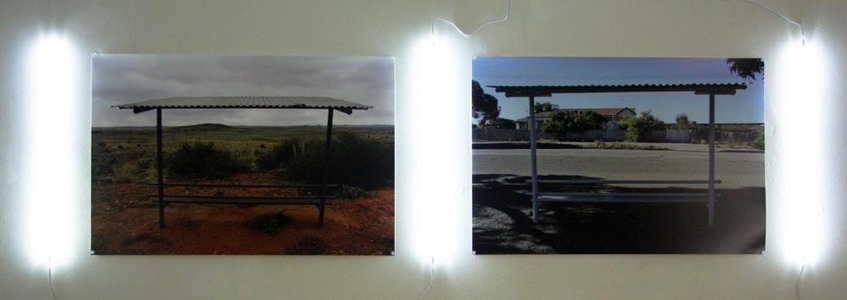 Sarah Iremonger Landscape Unions 2011-12 Photographs printed on hahnemuhle photographic paper and lead lights