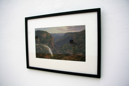 Sarah Iremonger The Travels of Eugen von Guérard 2011-12 Framed photographic image of a painting