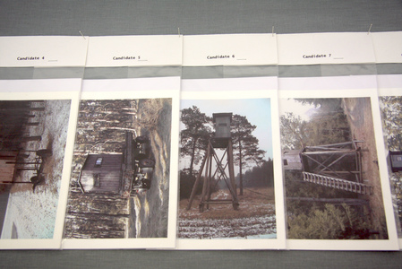 Sarah Iremonger The Hunting Box Party 2003-21 Display case, photographs printed as cards, envelopes, plastic bags, card labels