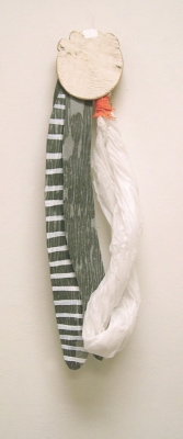 Sarah McDougald Kohn 2006 & Older Paper, glue, fabric, wood & paint