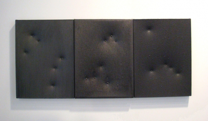 Sarah McDougald Kohn 2006 & Older Graphite, glue & string on canvas