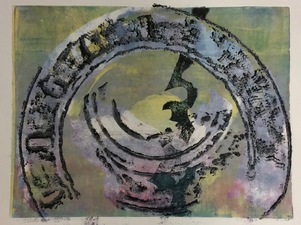 Sasja Lucas Collographs, 8 x 10 collograph print