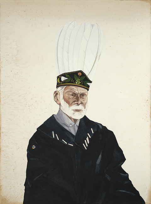 SCOTT KELLEY  WABANAKI  Watercolor and gouache on paper 