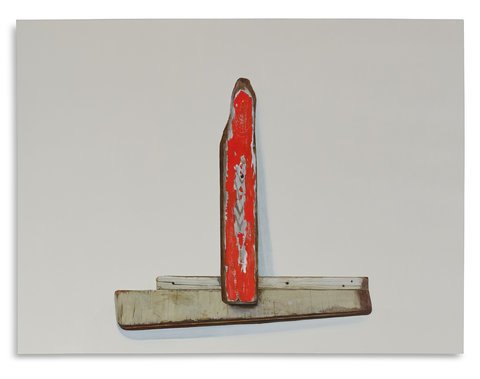 SCOTT KELLEY  OR, THE WHALE Acrylic on wood