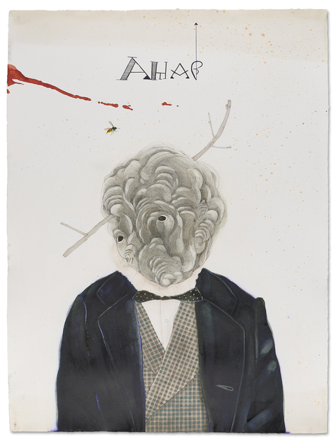 SCOTT KELLEY  OR, THE WHALE Watercolor, gouache and ink on paper