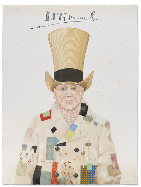 SCOTT KELLEY  OR, THE WHALE Watercolor, gouache and ink on paper