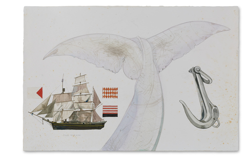 SCOTT KELLEY  OR, THE WHALE Watercolor and gouache on paper