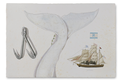 SCOTT KELLEY  OR, THE WHALE Watercolor and gouache on paper