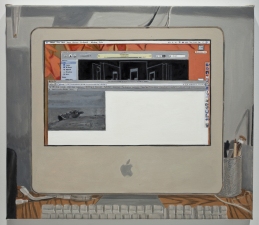 Scott Marvel Cassidy Computer 2012 Oil On Canvas