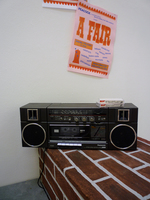 A Fair (Boombox w/ mixed tapes &amp; Poster)