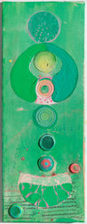 SHARON HORVATH  Bubble Up, Albert Merola Gallery, Provincetown, MA  Pigment, Ink, Polymer on paper on Canvas