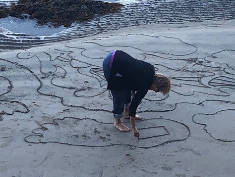 SHARON HORVATH Sand Drawings 