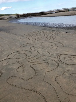 SHARON HORVATH Sand Drawings 