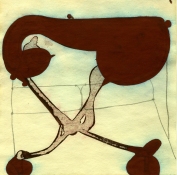 SHARON HORVATH Hicks, Looms and Wicker Ink/Pigment and Polymer on Paper