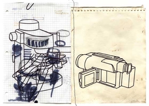 SHARON L. BUTLER 2002-2006 ink, inkjet on paper with sewing