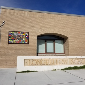 Shawn Turung                            multi media fine art Longfellow Elementary tile sign 2018