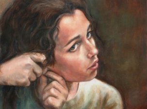 Shirin Moosavi Figurative Art Oil on canvas