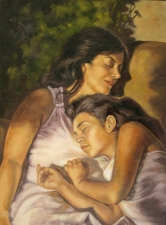 Shirin Moosavi Figurative Art Oil on Canvas