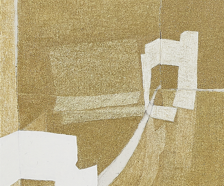 Shoshana Dentz. within without IV 06 DETAIL within without paintings oil and pencil on canvas