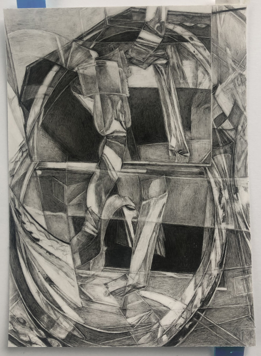  "Within Without"  2010 - Present  pencil on Yupo paper