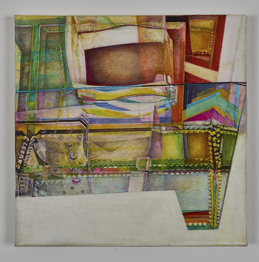  "Within Without" 2009-PRESENT oil and pencil on canvas
