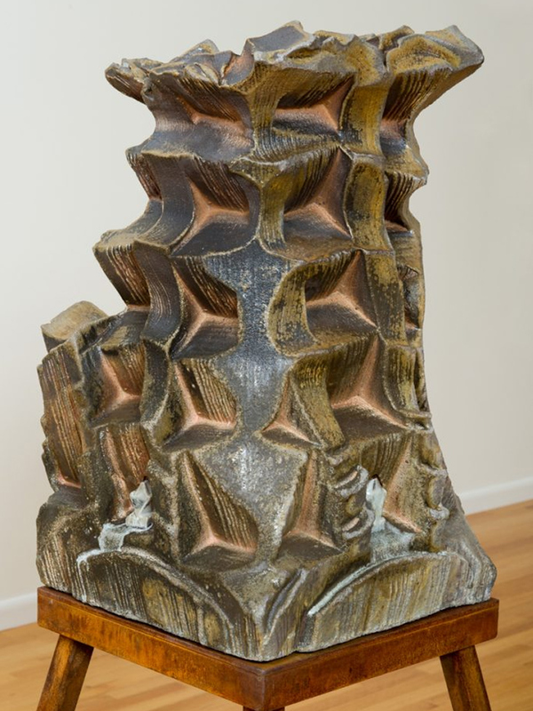  Tony Moore Sulpture Children Of Light wood-fired ceramic, porcelain, steel