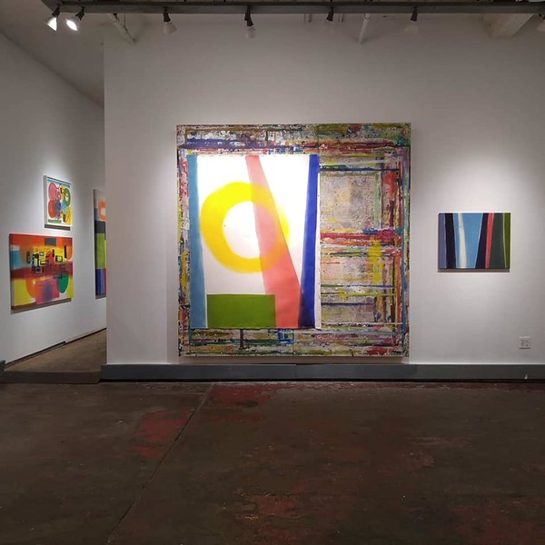 Sideshow Richard Timperio End of the Trail Ricahrd Timperio's painting platform with unfinished painting 2018