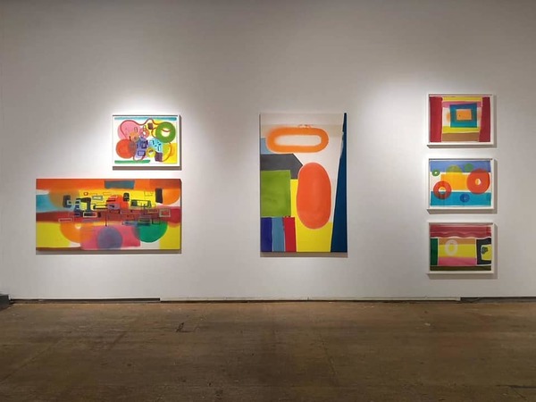 Sideshow Richard Timperio End of the Trail  Installation shots, paintings and works on paper 1980 - 2018