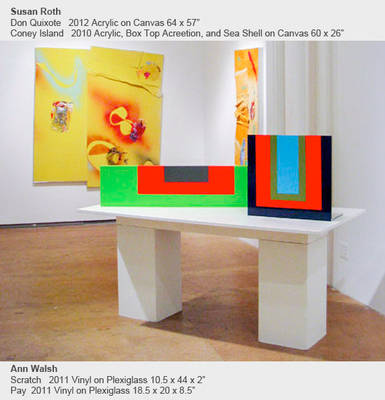 Sideshow Color And Edge: Lauren Olitski, Susan Roth, Ann Walsh - March 31 to May 6, 2012 