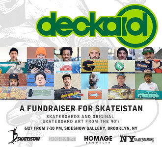 Sideshow Deckaid - Skateboards and Skateboard Art form the 90's 