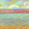  Skies, Seas & Moons on Paper Acrylic on watercolor paper