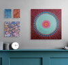  Art in Rooms Acrylic on canvas, acrylic on wood panels