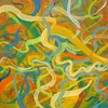  Held in Collections acrylic on board