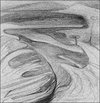  Black Rock 1975-1980 Pencil on paper