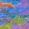  Places I Dream Up pastel on archival paper