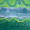 Smaller Skies, Seas & Moons on Paper Acrylic on Archival Paper