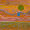  Smaller Skies, Seas & Moons on Paper Acrylic on Archival Paper