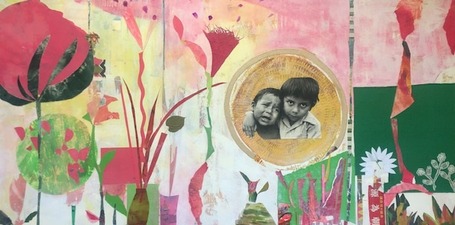 STACIE SPEER SCOTT Large Scale Collages 