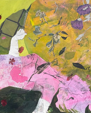 STACIE SPEER SCOTT Large Scale Collages collage mixed media on canvas