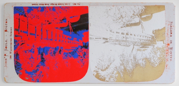  STEREO VIEWS acrylic and inkjet on canvas
