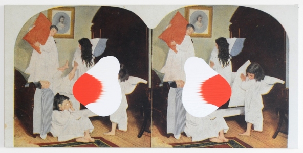  STEREO VIEWS acrylic and inkjet on canvas