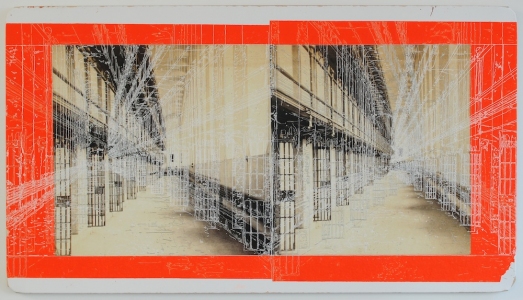  STEREO VIEWS acrylic and inkjet on canvas
