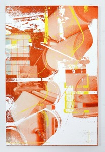  MOHAWK acrylic and inkjet on canvas
