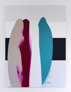  NOVA COLOR acrylic and silkscreen ink on canvas