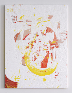  MOHAWK acrylic and inkjet on canvas