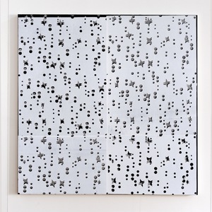  STAR MASKS acrylic and silkscreen on canvas