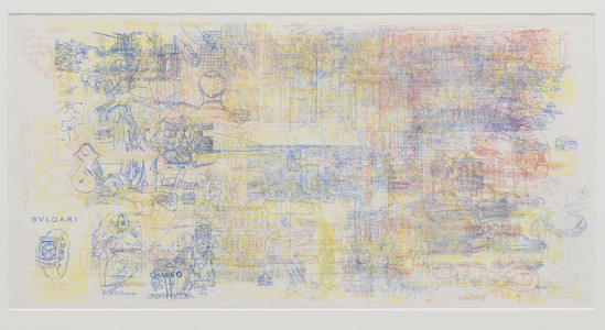  TRACES wax on paper