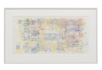  TRACES wax on paper