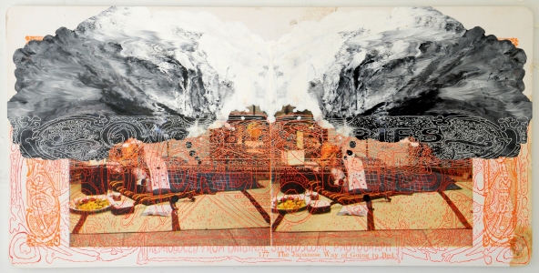  STEREO VIEWS acrylic on inkjet on canvas